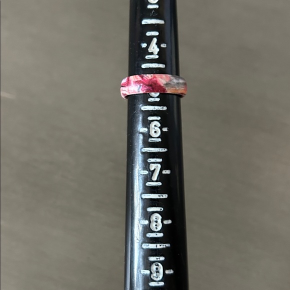 Set of Two Multicolor Patterned Silicone Rings - Picture 2 of 3